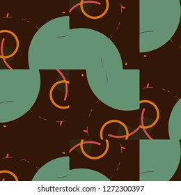 Simple vector illustration. Abstract geometric background pattern