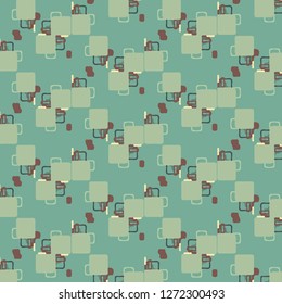 Simple vector illustration. Abstract geometric background pattern