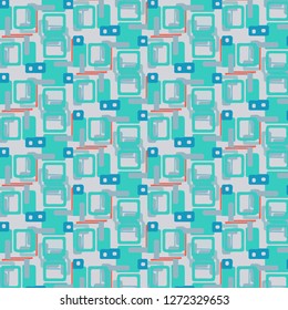 Simple vector illustration. Abstract geometric background pattern