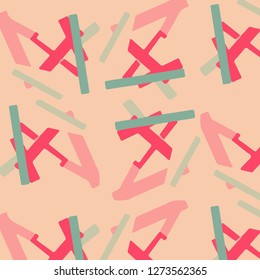 Simple vector illustration. Abstract geometric background pattern