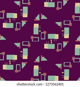 Simple vector illustration. Abstract geometric background pattern