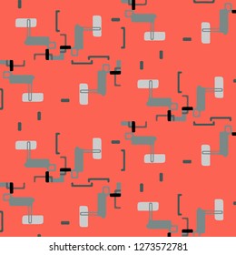 Simple vector illustration. Abstract geometric background pattern