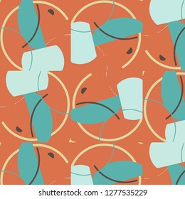 Simple vector illustration. Abstract geometric background pattern