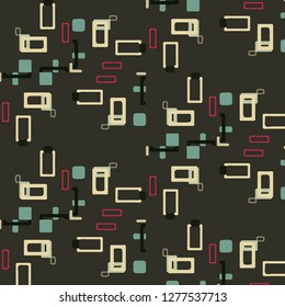 Simple vector illustration. Abstract geometric background pattern