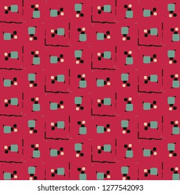 Simple vector illustration. Abstract geometric background pattern
