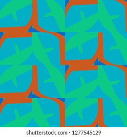 Simple vector illustration. Abstract geometric background pattern
