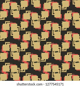 Simple vector illustration. Abstract geometric background pattern
