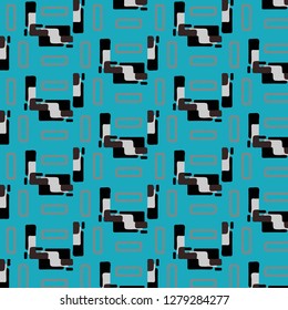 Simple vector illustration. Abstract geometric background pattern