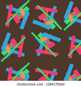 Simple vector illustration. Abstract geometric background pattern
