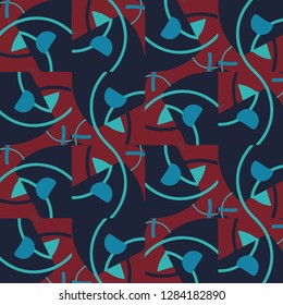 Simple vector illustration. Abstract geometric background pattern