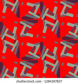 Simple vector illustration. Abstract geometric background pattern