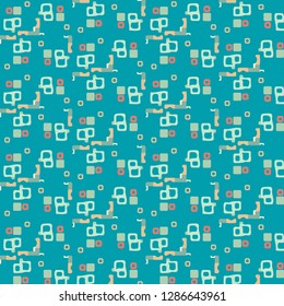 Simple vector illustration. Abstract geometric background pattern