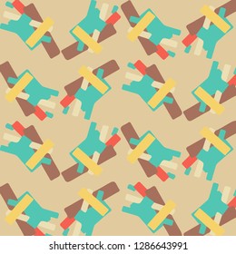 Simple vector illustration. Abstract geometric background pattern