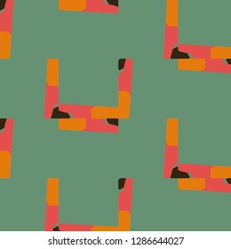 Simple vector illustration. Abstract geometric background pattern