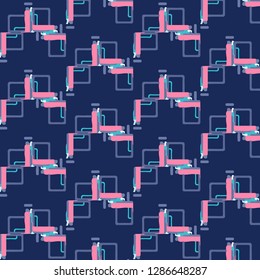 Simple vector illustration. Abstract geometric background pattern