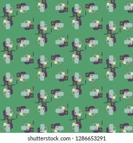 Simple vector illustration. Abstract geometric background pattern