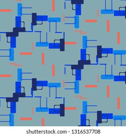 Simple vector illustration. Abstract geometric background pattern