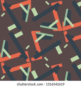 Simple vector illustration. Abstract geometric background pattern
