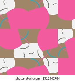 Simple vector illustration. Abstract geometric background pattern