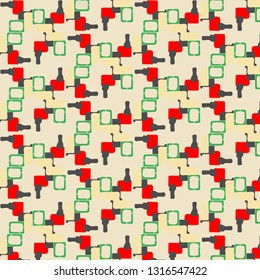Simple vector illustration. Abstract geometric background pattern