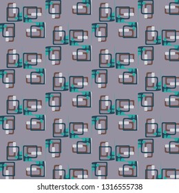 Simple vector illustration. Abstract geometric background pattern