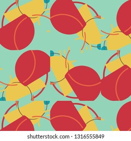 Simple vector illustration. Abstract geometric background pattern