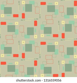 Simple vector illustration. Abstract geometric background pattern