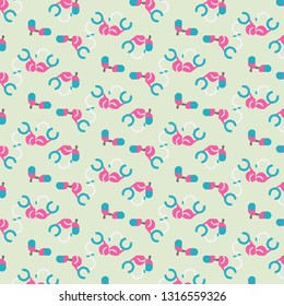 Simple vector illustration. Abstract geometric background pattern