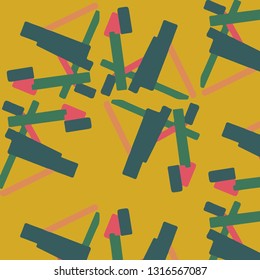 Simple vector illustration. Abstract geometric background pattern