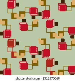 Simple vector illustration. Abstract geometric background pattern