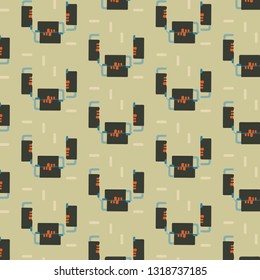 Simple vector illustration. Abstract geometric background pattern