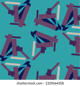 Simple vector illustration. Abstract geometric background pattern
