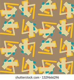 Simple vector illustration. Abstract geometric background pattern