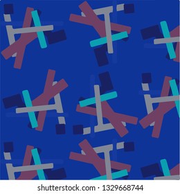 Simple vector illustration. Abstract geometric background pattern