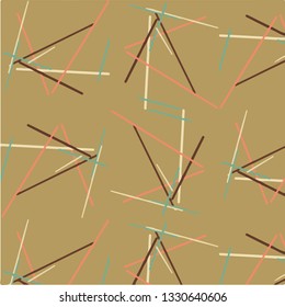 Simple vector illustration. Abstract geometric background pattern