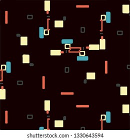 Simple vector illustration. Abstract geometric background pattern