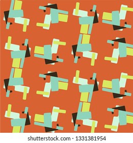 Simple vector illustration. Abstract geometric background pattern