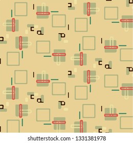 Simple vector illustration. Abstract geometric background pattern