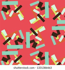 Simple vector illustration. Abstract geometric background pattern