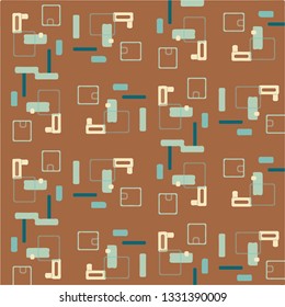 Simple vector illustration. Abstract geometric background pattern