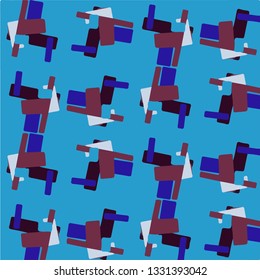 Simple vector illustration. Abstract geometric background pattern