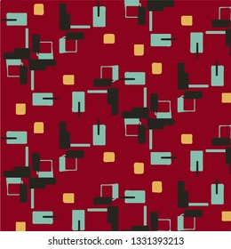 Simple vector illustration. Abstract geometric background pattern