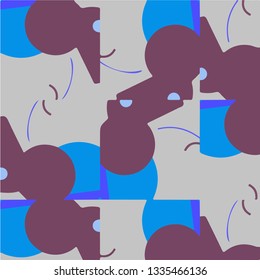 Simple vector illustration. Abstract geometric background pattern