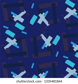 Simple vector illustration. Abstract geometric background pattern