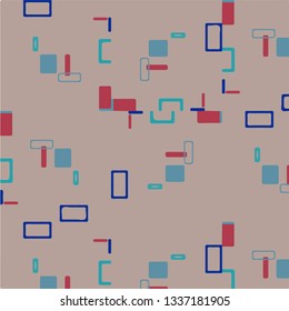 Simple vector illustration. Abstract geometric background pattern