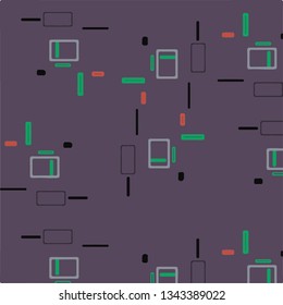 Simple vector illustration. Abstract geometric background pattern