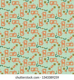 Simple vector illustration. Abstract geometric background pattern