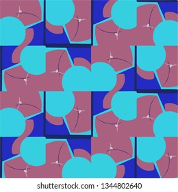 Simple vector illustration. Abstract geometric background pattern