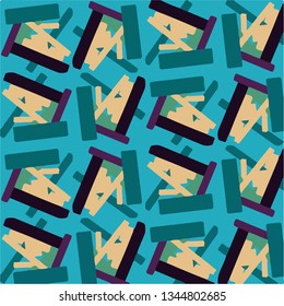 Simple vector illustration. Abstract geometric background pattern