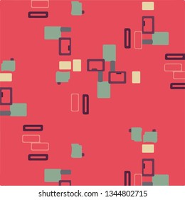 Simple vector illustration. Abstract geometric background pattern
